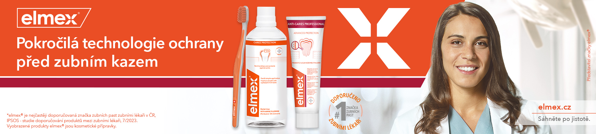 Obrázek ELMEX Anti-Caries Protection Professional Zubní pasta 3 x 75 ml