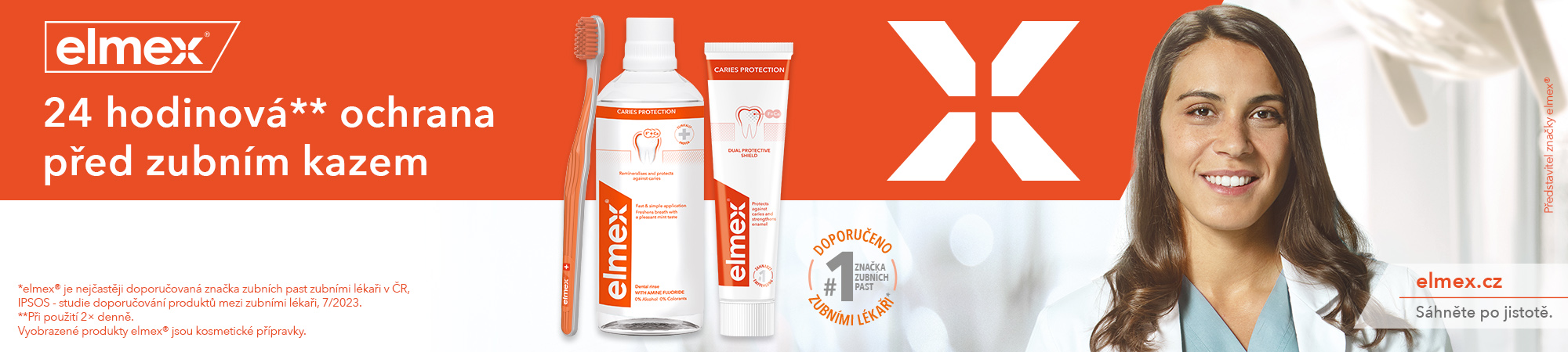 Obrázek ELMEX Caries Protection Zubní pasta 2x 75 ml