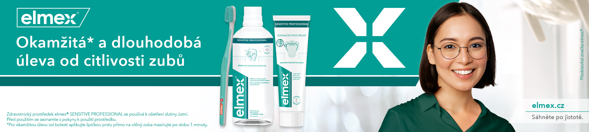 Obrázek ELMEX Sensitive Professional Ústní voda pro citlivé zuby 400 ml
