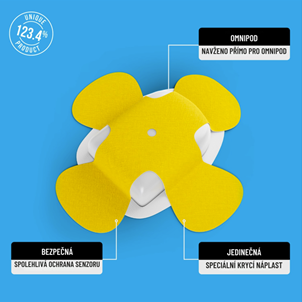 Obr&aacute;zek NOT JUST A PATCH N&aacute;plast univerz&aacute;ln&iacute; k CGM senzorům multicolor 20&nbsp;kusů (2)