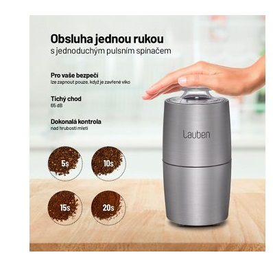 Obr&aacute;zek LAUBEN Grinder 200ST ml&yacute;nek na k&aacute;vu (2)