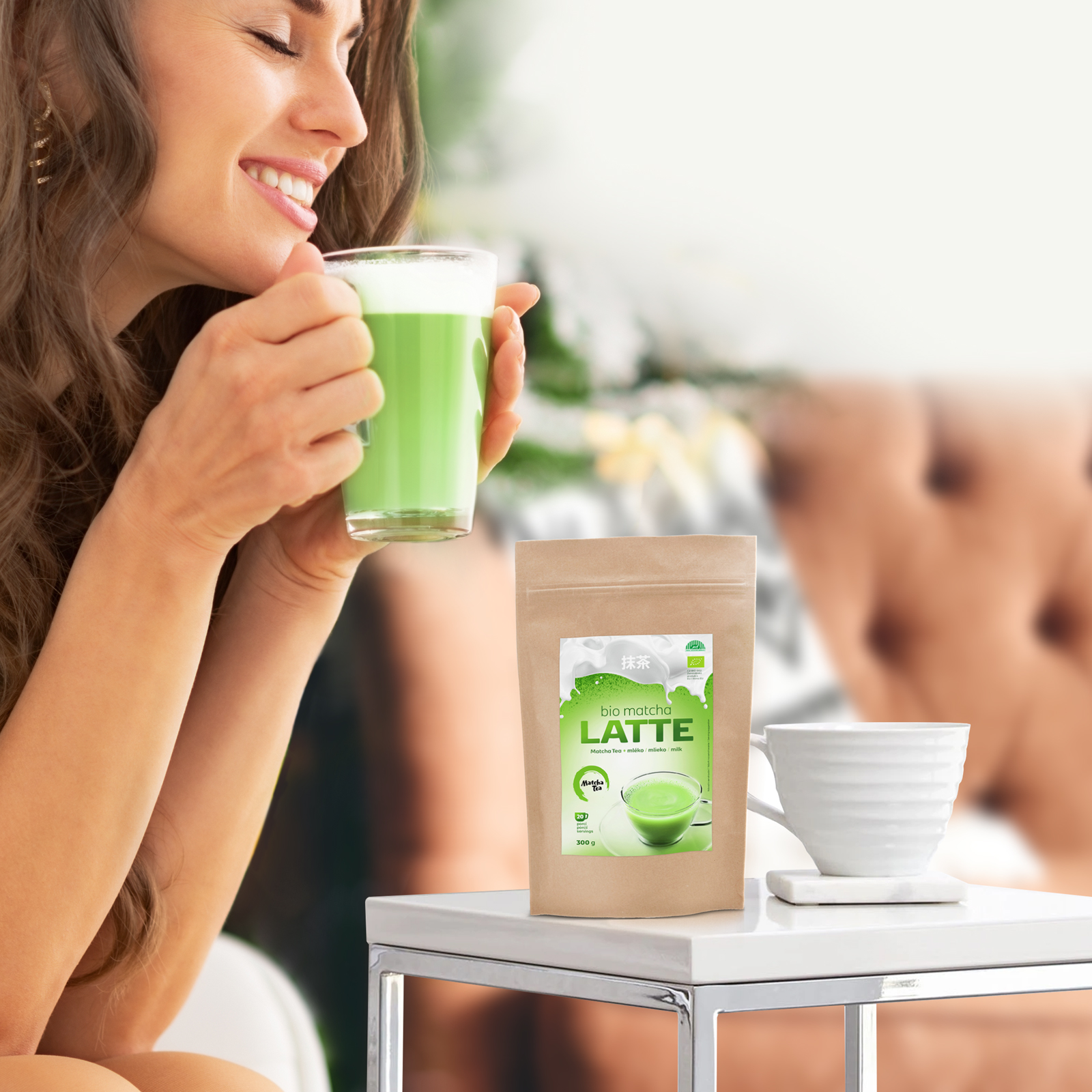 Obrázek MATCHA TEA Latte 300 g BIO (2)