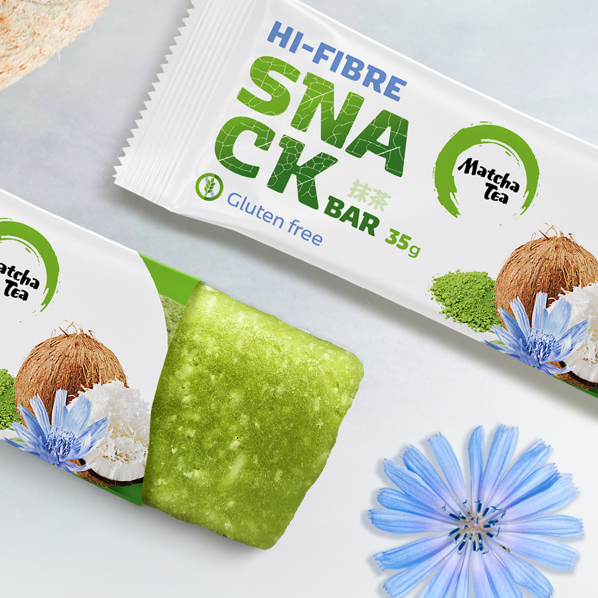 Obr&aacute;zek MATCHA TEA Snack bar 35 g (2)