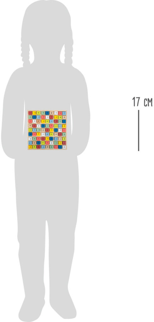 Obr&aacute;zek SMALL FOOT Dřevěn&eacute; sudoku barevn&eacute; kostičky