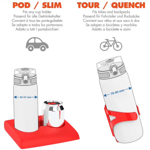 Obr&aacute;zek ION8 Leak proof nerezov&aacute; l&aacute;hev blue 400 ml