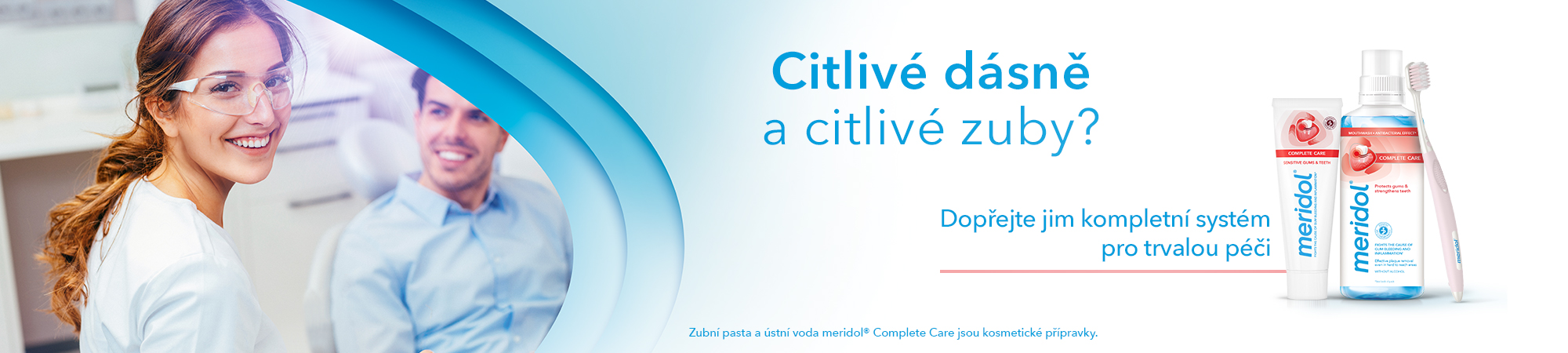 Obrázek MERIDOL Complete Care zubní pasta 3x 75ml