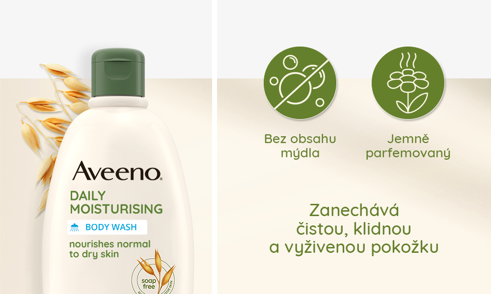 Obrázek AVEENO Daily Moisturising Sprchový gel 500 ml (2)