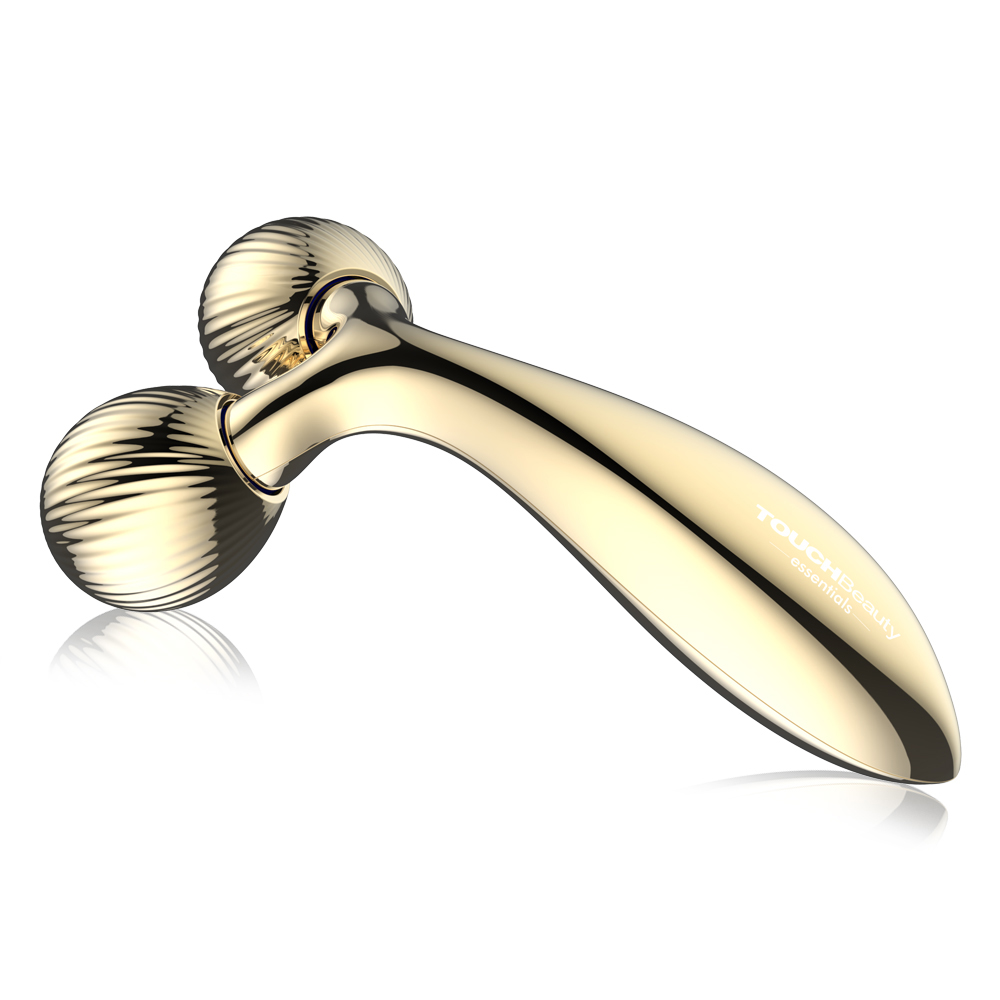 Obrázek TOUCHBeauty 1613 A Masážní váleček na obličej zlatý