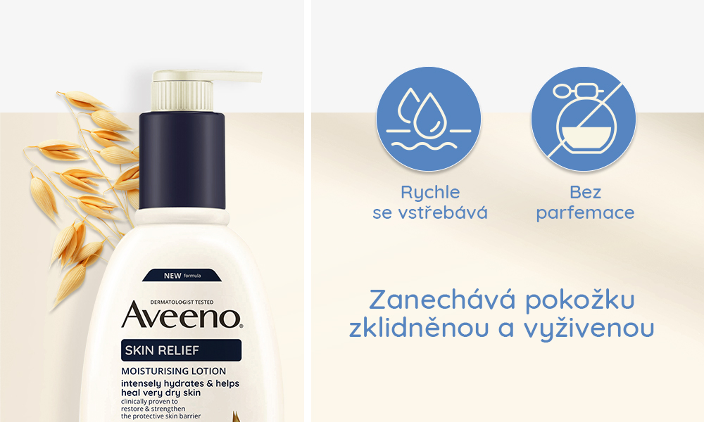 Obrázek AVEENO Skin Relief Tělové mléko 300 ml (3)