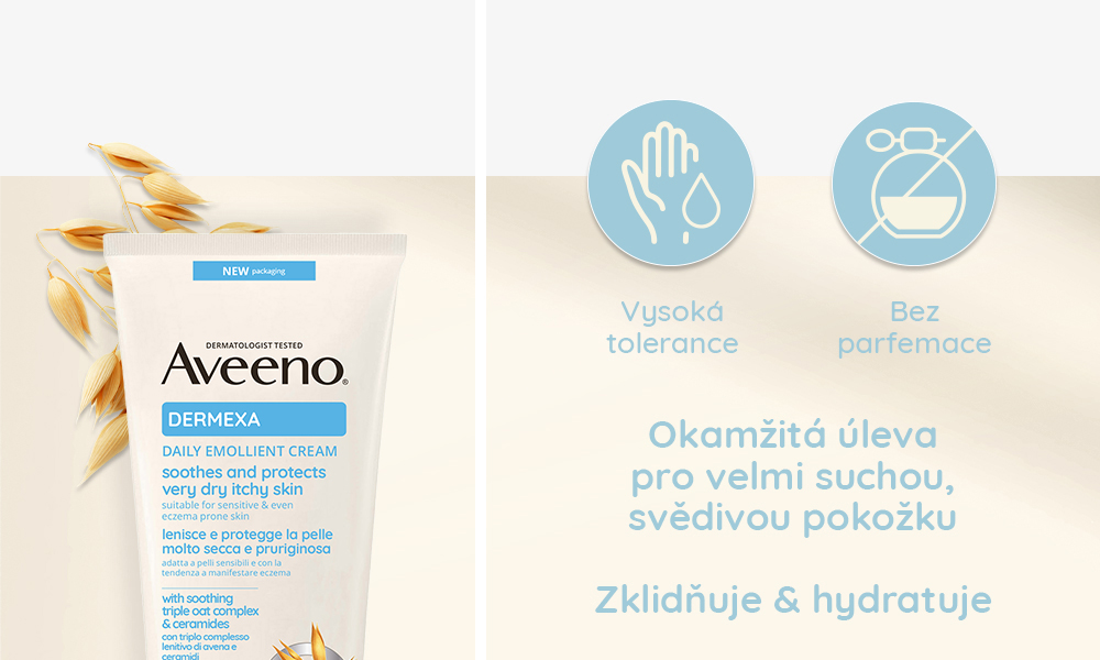 Obrázek AVEENO Dermexa Tělový krém 200 ml (2)