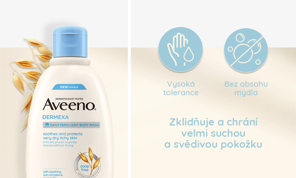 Obrázek AVEENO Dermexa Sprchový gel 300 ml (2)