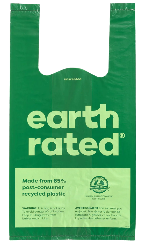 Obr&aacute;zek EARTH RATED S&aacute;čky v krabici na ps&iacute; exkrementy s uchy bez vůně 120 kusů