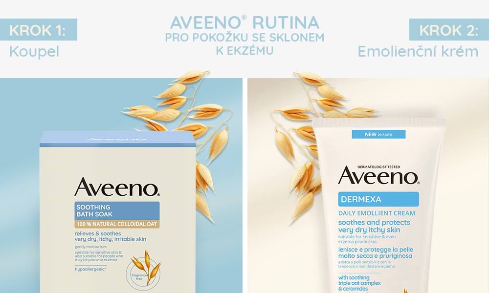 Obrázek AVEENO Zklidňující ovesná koupel 8 x 42 g (4)