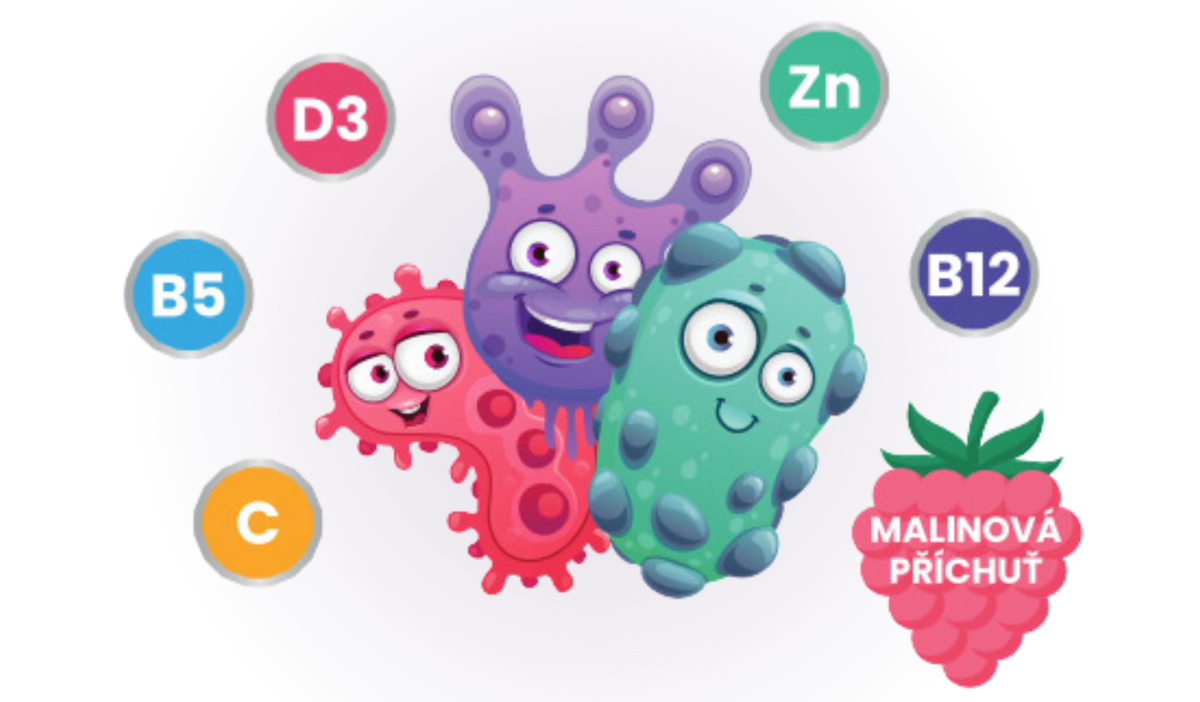 Obrázek MOVIT ENERGY Probiotika pro děti s vitamíny 60 cucavých tablet (5)