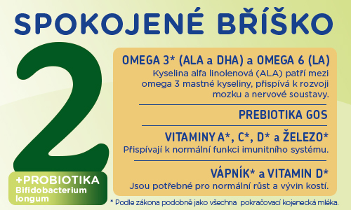 Obrázek SUNAR Sensitive 2 pokračovací kojenecké mléko 6m+ 500 g (2)
