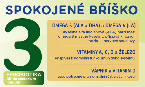 Obrázek SUNAR Sensitive 3 pokračovací kojenecké mléko 12m+ 500 g (2)