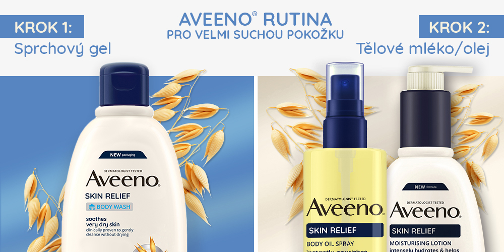 Obrázek AVEENO Skin Relief Tělové mléko 300 ml (5)