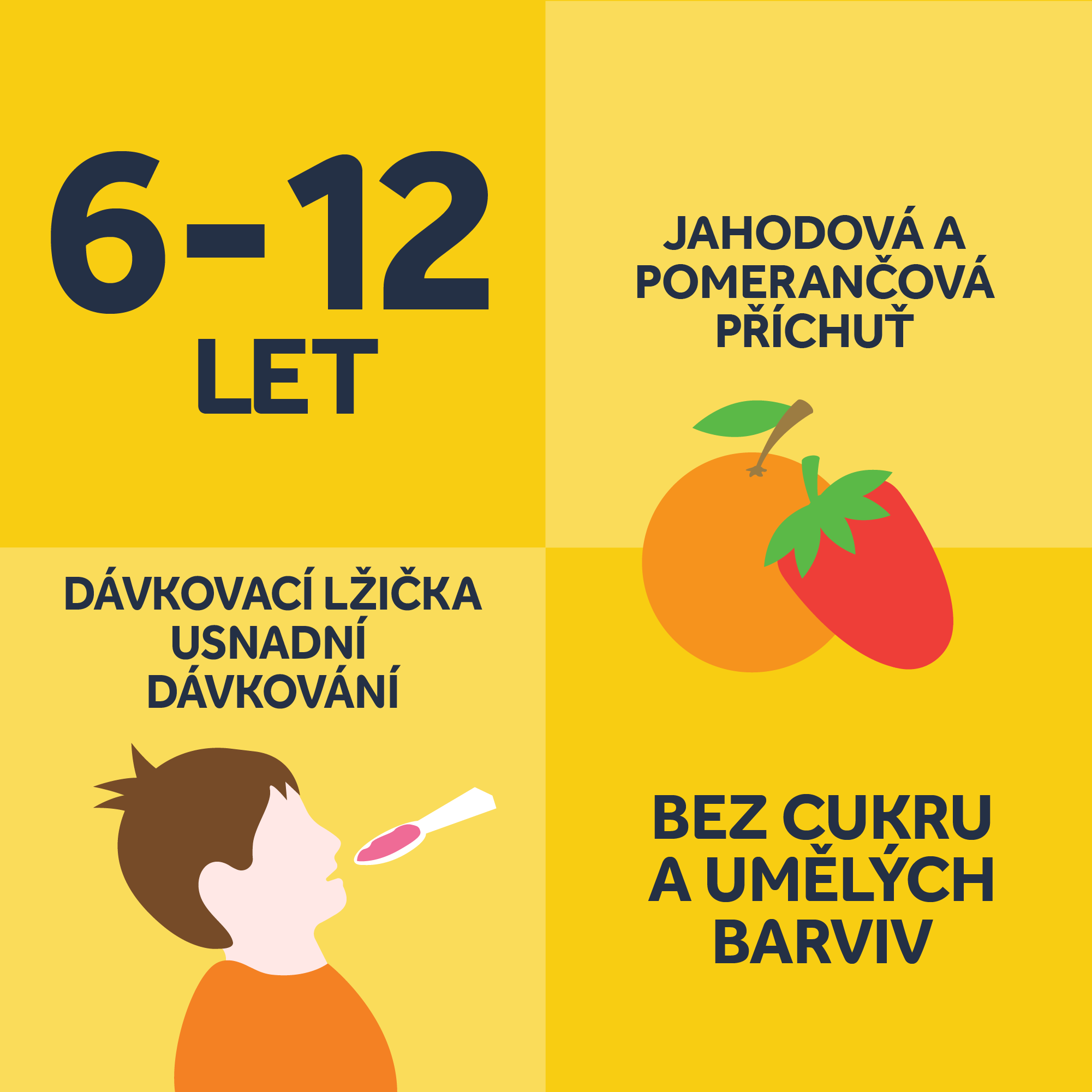 Obrázek NUROFEN Pro děti 4% jahoda suspenze 40 mg/ml 100 ml (2)