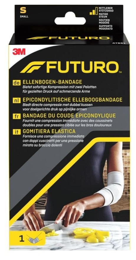 Obr&aacute;zek 3M FUTURO&trade; Loketn&iacute; band&aacute;ž s epikondyl&aacute;rn&iacute; p&aacute;skou velikost S