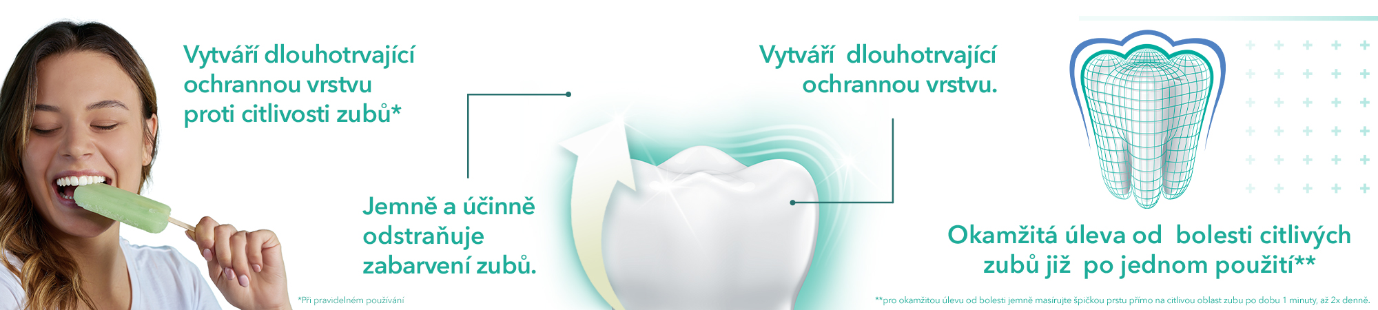 Obrázek ELMEX Sensitive Professional Gentle Whitening Advanced Pain Relief zubní pasta pro citlivé zuby 75 ml (2)