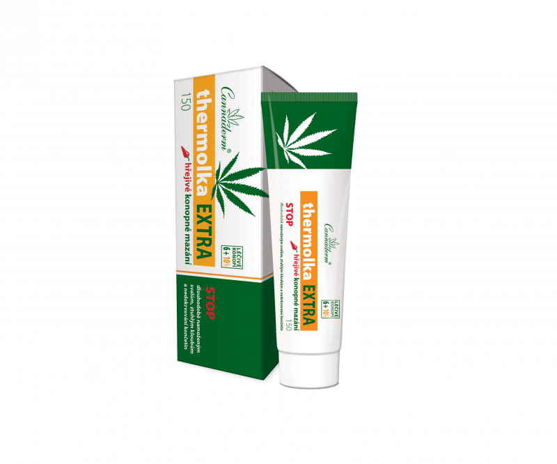 Obr&aacute;zek CANNADERM Thermolka EXTRA hřejiv&eacute; maz&aacute;n&iacute; 150 ml