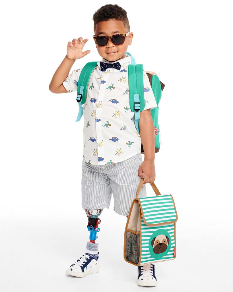 Obr&aacute;zek SKIP HOP Zoo batůžek svačinov&yacute; 3+ mopsl&iacute;k (2)