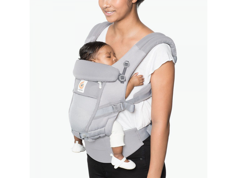 Obr&aacute;zek ERGOBABY Adapt Soft Touch Cotton  pearl grey nos&iacute;tko (3)