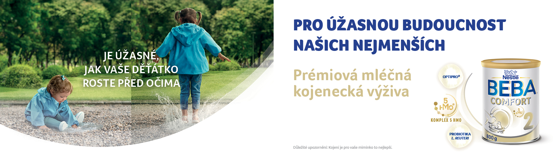 Obrázek BEBA COMFORT 2 Pokračovací mléko od ukončeného 6.měsíce 800 g