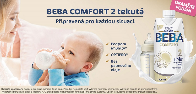 Obr&aacute;zek BEBA COMFORT 2 Liquid Tekut&eacute; pokračovac&iacute; ml&eacute;ko od 6.měs&iacute;ce 500 ml (7)