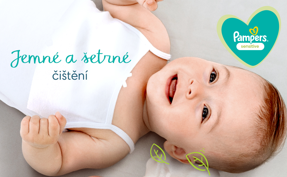 Obrázek PAMPERS Sensitive ubrousky 12x52 kusů