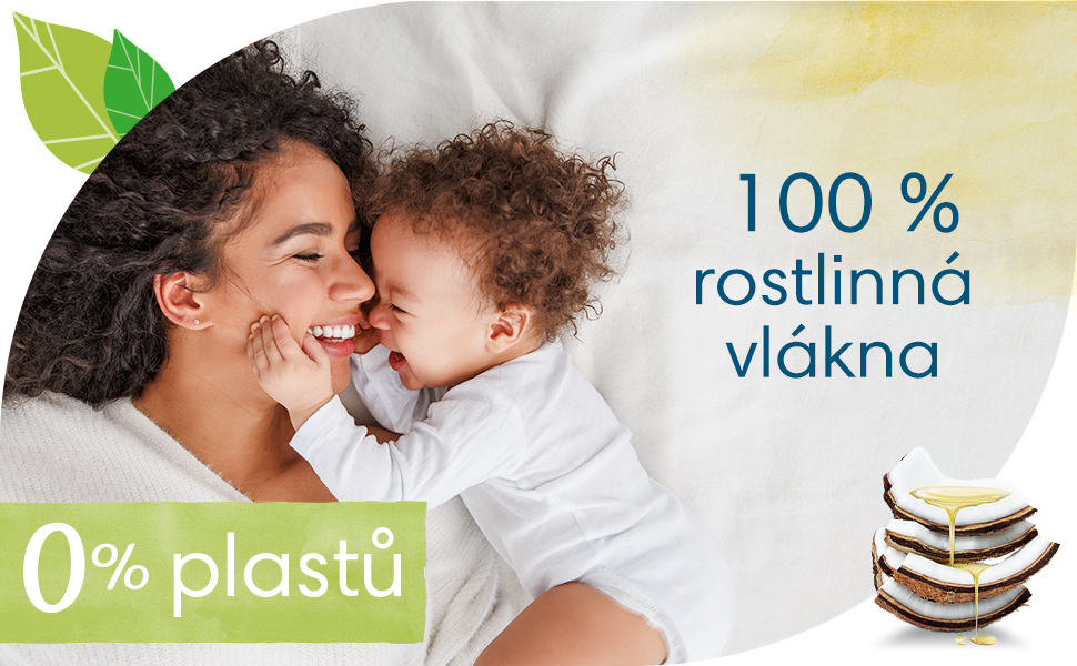 Obrázek PAMPERS Harmonie Coco oil dětské čistící ubrousky 9 x 44 ks (2)