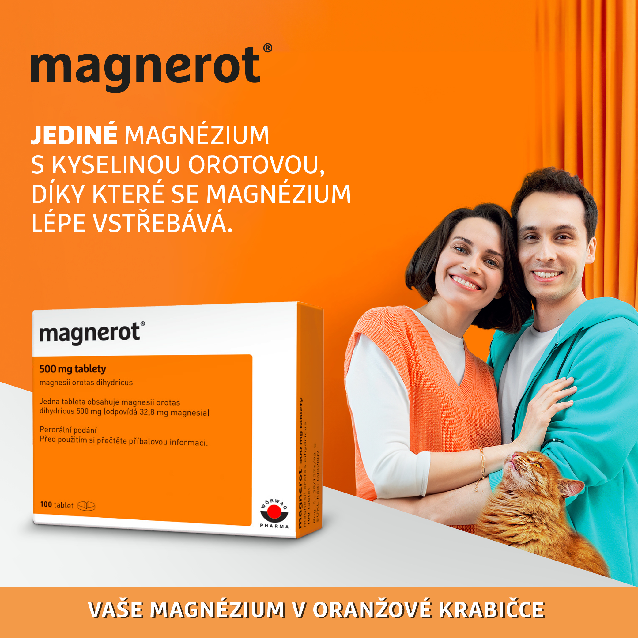 Obrázek MAGNEROT 500 mg 100 tablet (3)