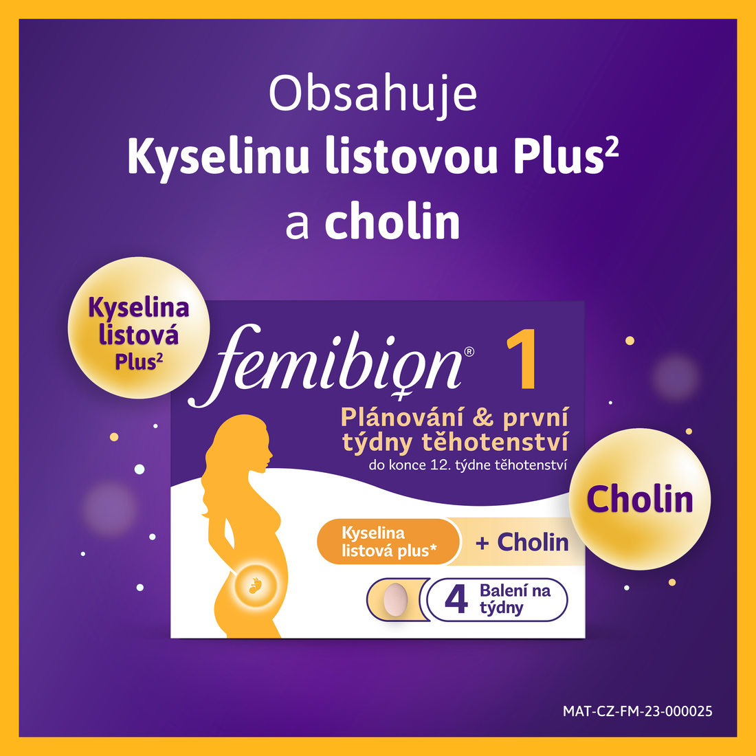 Obrázek FEMIBION 1 Plánování a první týdny těhotenství 56 tablet (2)