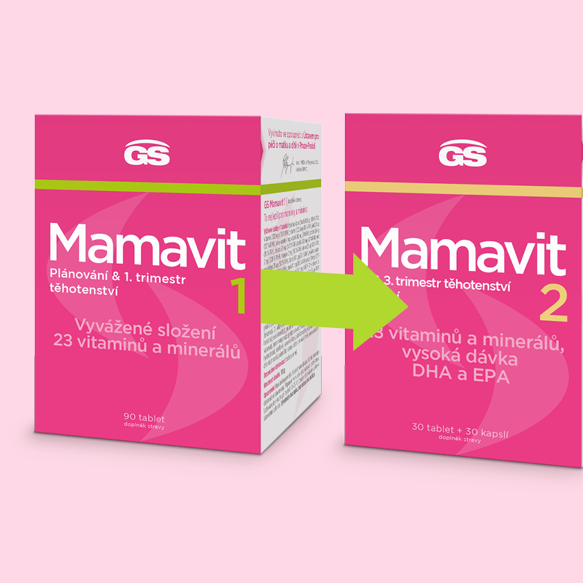 Obrázek GS Mamavit 1 Plánování a 1.trimestr 90 tablet (9)
