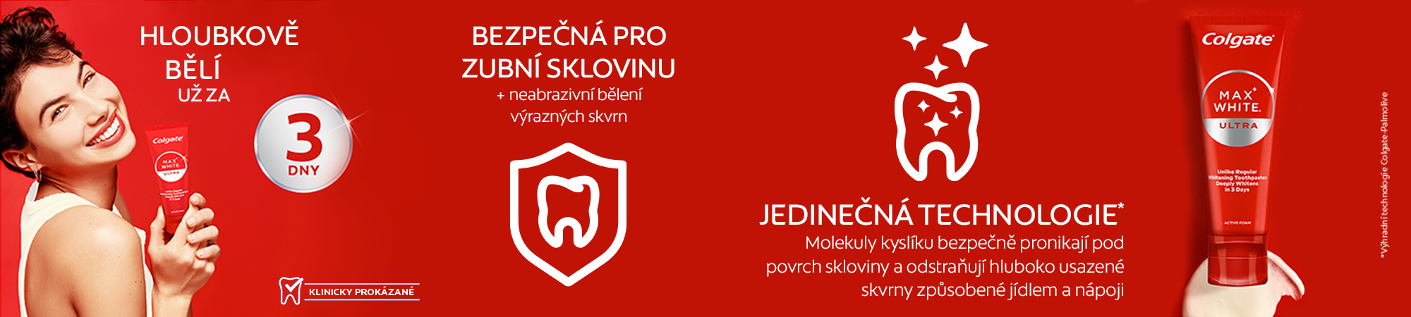 Obrázek COLGATE Max White Ultra Multiprotect bělicí zubní pasta 50 ml (2)