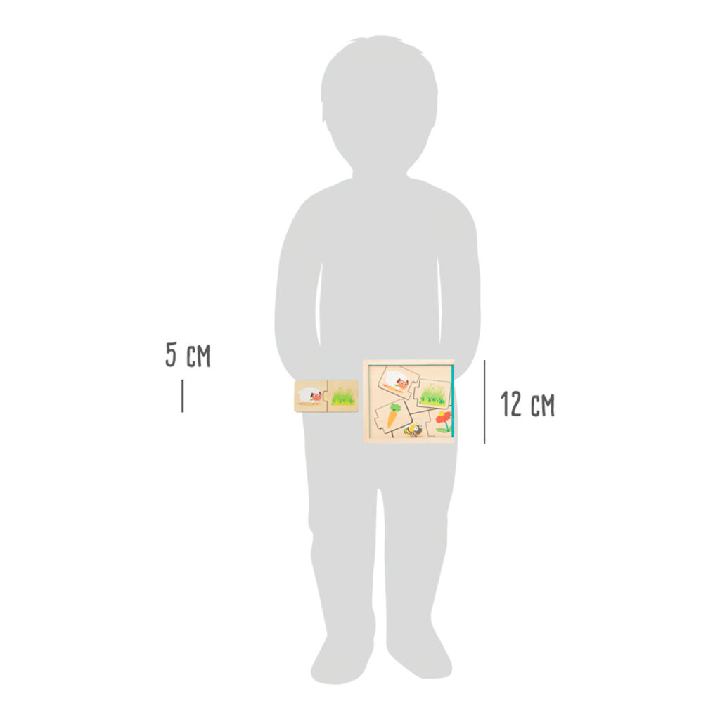 Obr&aacute;zek SMALL FOOT Vzděl&aacute;vac&iacute; hra krmen&iacute; zv&iacute;řat