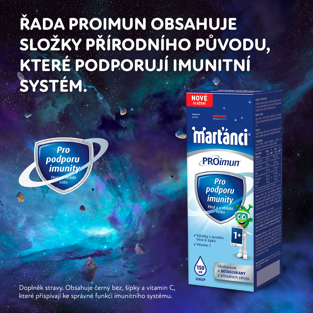 Obr&aacute;zek WALMARK Marť&aacute;nci Proimun sirup 150 ml