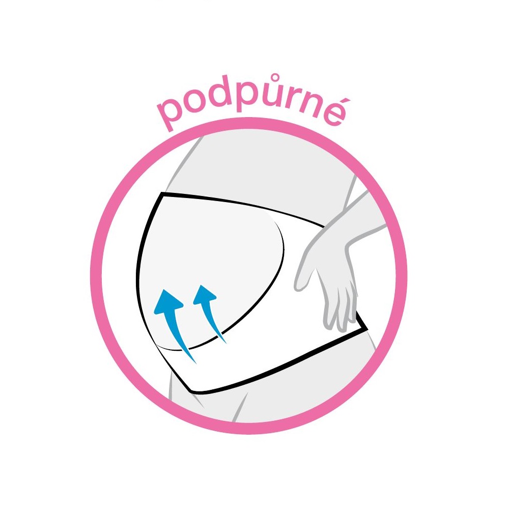 Obr&aacute;zek MEDELA Těhotensk&yacute; bři&scaron;n&iacute; p&aacute;s M b&iacute;l&aacute; 1 ks