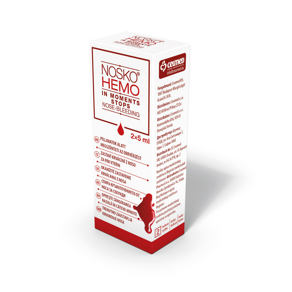 Obr&aacute;zek NOSKO Hemo gel stop krvacen&iacute; z nosu 2 x 5 ml