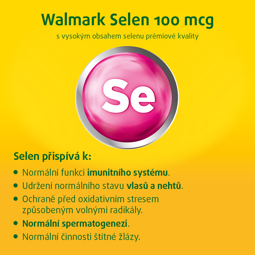 Obr&aacute;zek WALMARK Selen 100 &micro;g 90 tablet