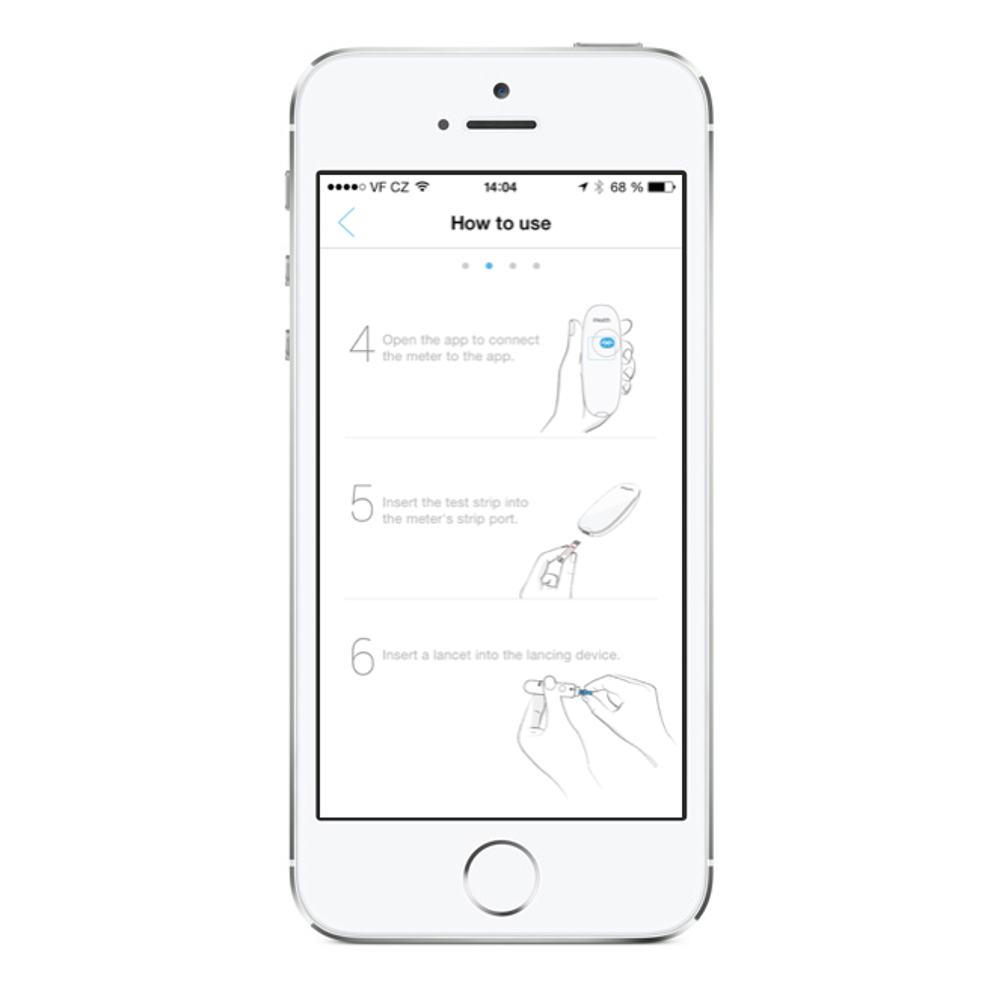 Obrázek iHealth EGS 2003 testovací proužky pro glukometr