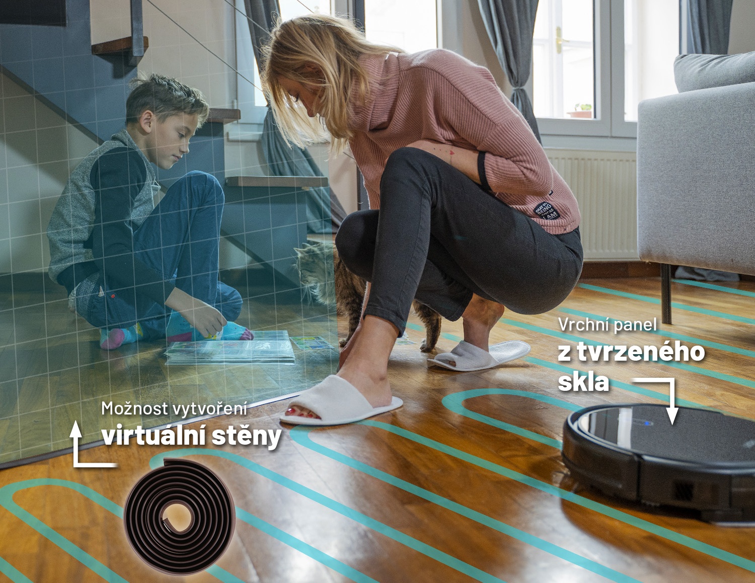 Obr&aacute;zek LAUBEN Robot Vacuum 26BB robotick&yacute; vysavač