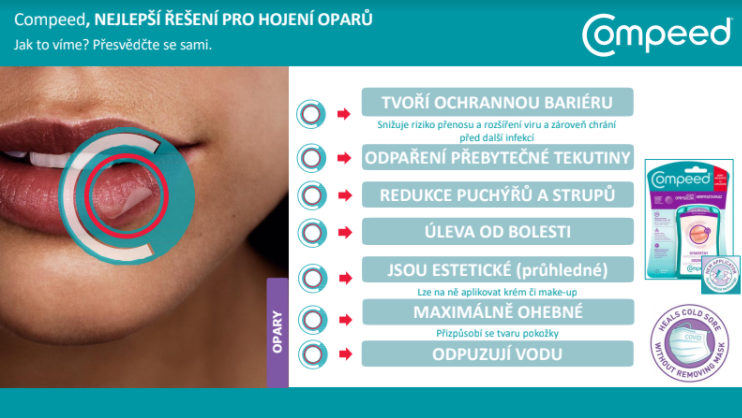 Obrázek COMPEED náplast na opary 15 kusů