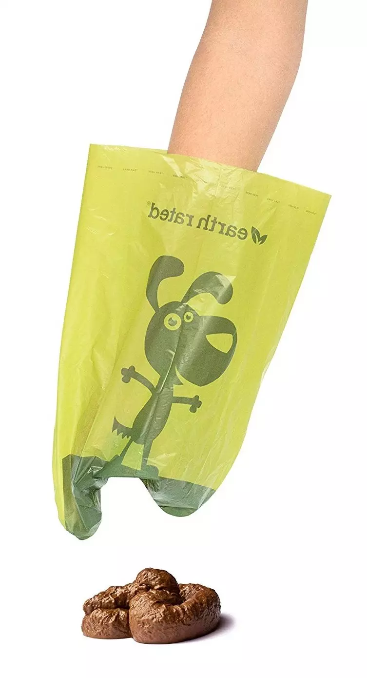 Obr&aacute;zek EARTH RATED S&aacute;čky na ps&iacute; exkrementy bez vůně 21 rol&iacute; po 15 s&aacute;čc&iacute;ch