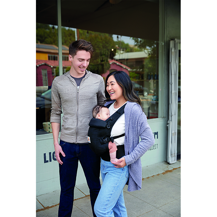 Obr&aacute;zek ERGOBABY Adapt Soft Touch Cotton onyx black nos&iacute;tko (2)