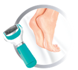 Obr&aacute;zek SCHOLL Velvet Smooth elektrick&yacute; piln&iacute;k na chodidla DIAMOND modr&yacute;