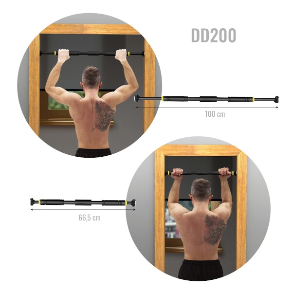 Obrázek HMS Premium DD200 hrazda do dveří s pojistkou