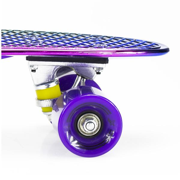 Obr&aacute;zek NILS Extreme PennyBoard PNB01 rainbow electrostyle (2)