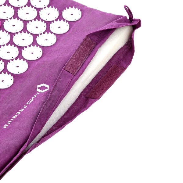 Obr&aacute;zek HMS AKM09 Akupresurn&iacute; podložka fialov&aacute; (2)