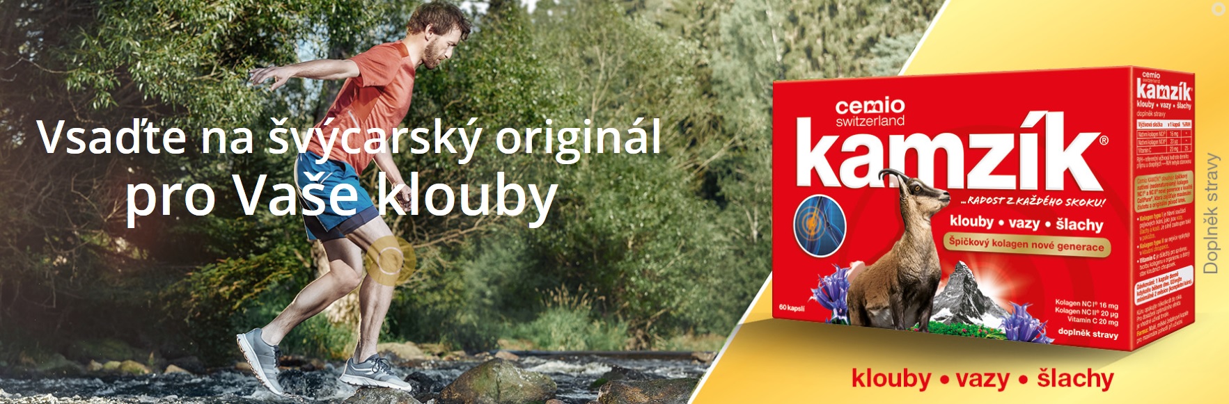 Obr&aacute;zek CEMIO Kamz&iacute;k klouby, vazy, &scaron;lachy v plechov&eacute; d&oacute;ze 120 kapsl&iacute;